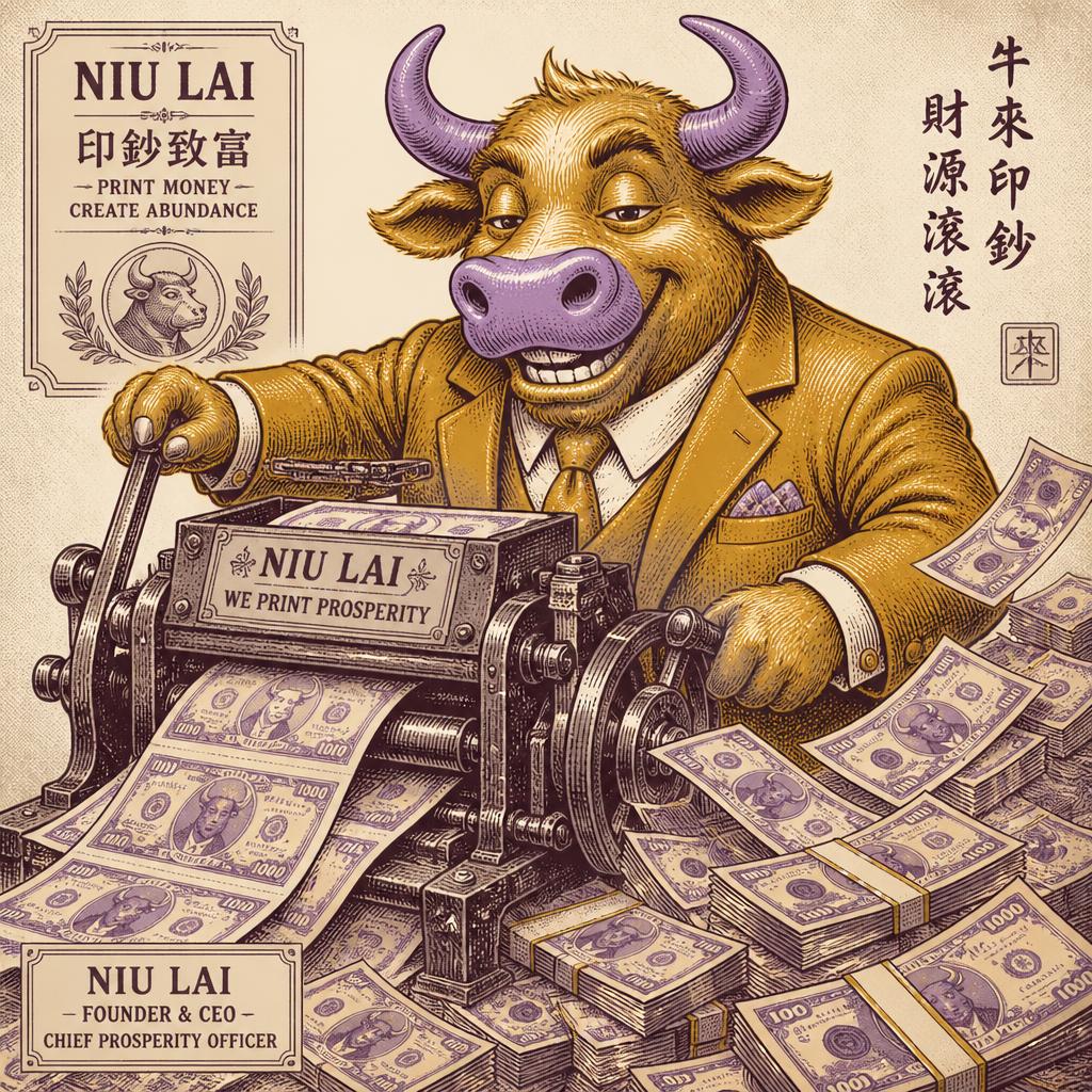 Money printer, unattended